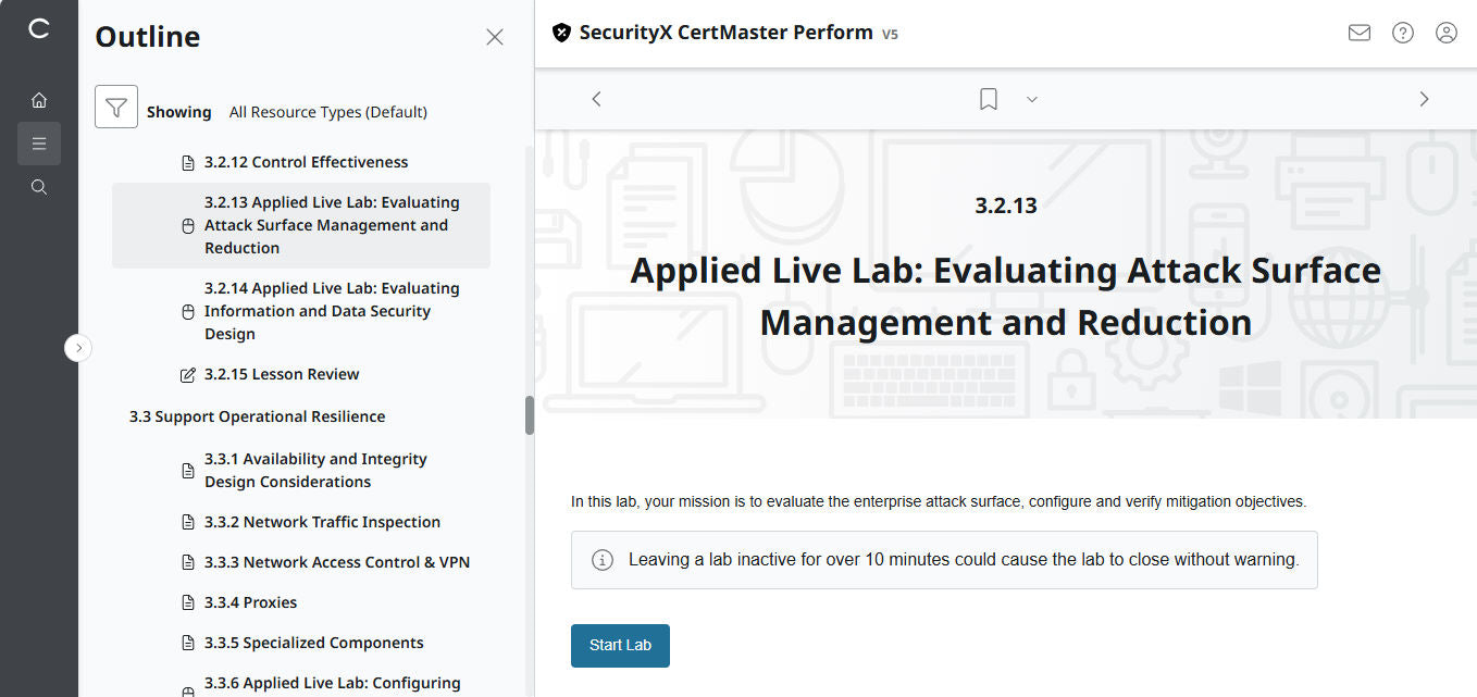 CompTIA CertMaster Perform – SecurityX CASP+ CAS-005 - 3 Months Access