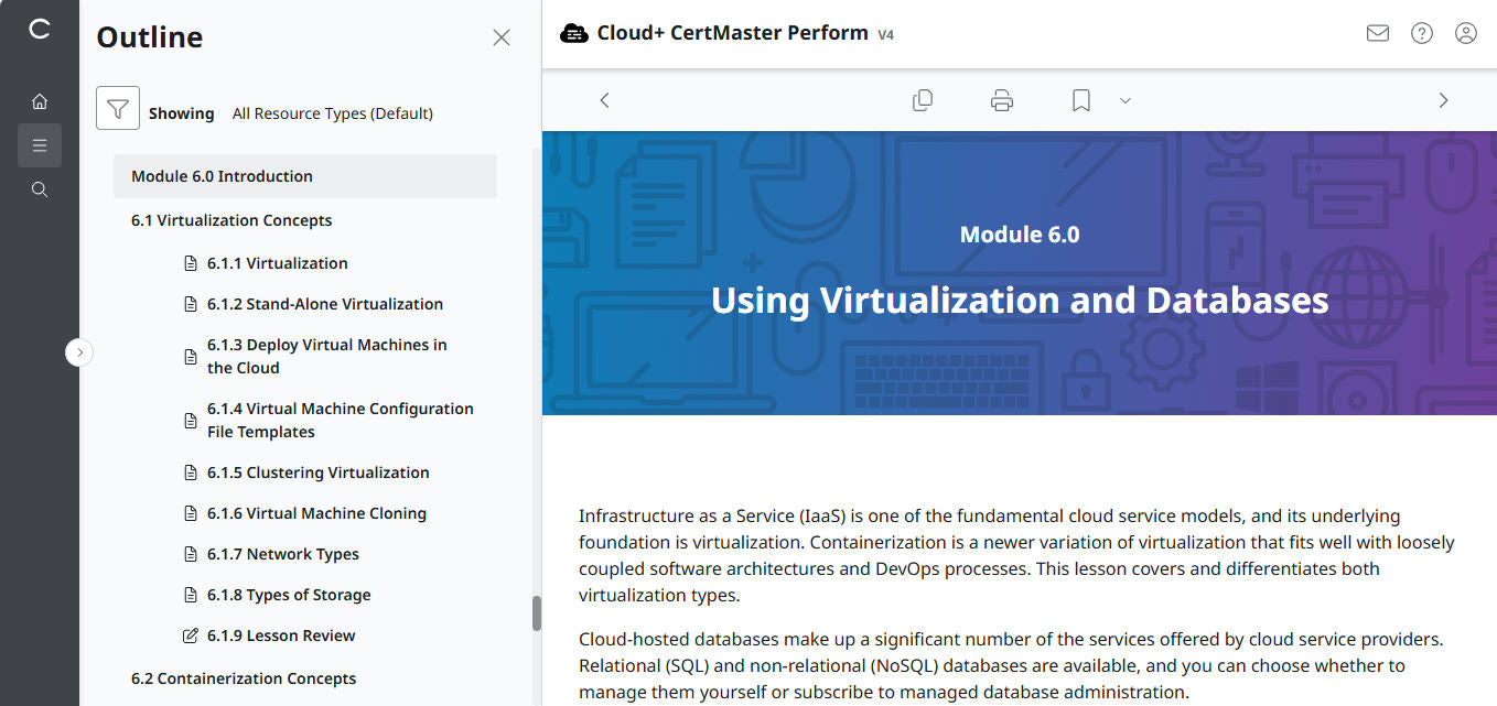 CompTIA Cloud+ CertMaster Perform (CV0-004) – 3ヶ月アクセス (🛒特別オファー)