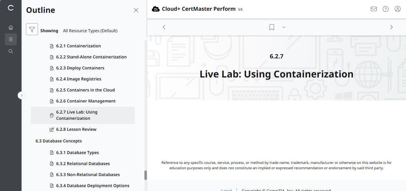 CompTIA Cloud+ CertMaster Perform (CV0-004) – 3ヶ月アクセス (🛒特別オファー)