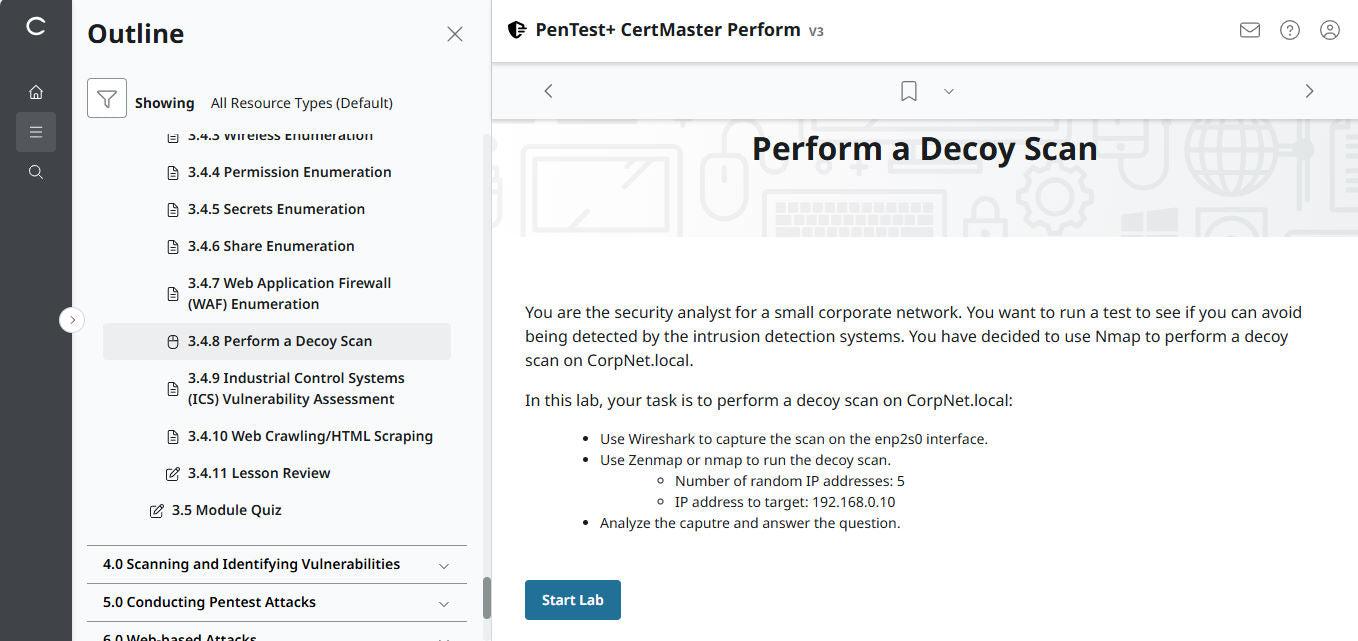 CertMaster パフォーマンス CompTIA PenTest+ PT0-003 (V3) (3ヶ月アクセス)
